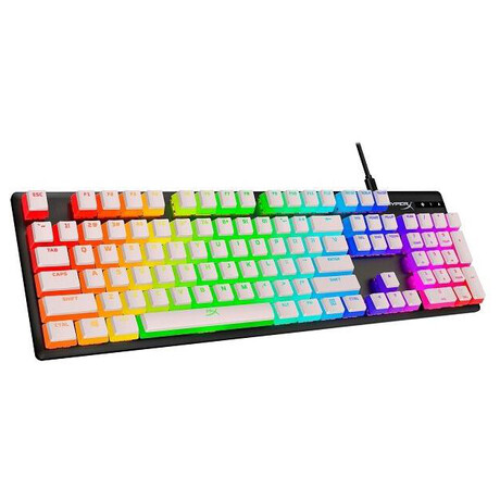 HP HyperX Pudding Keycaps - Full Key Set - PBT - White (US Layout) (4P5P5AA#ABA)