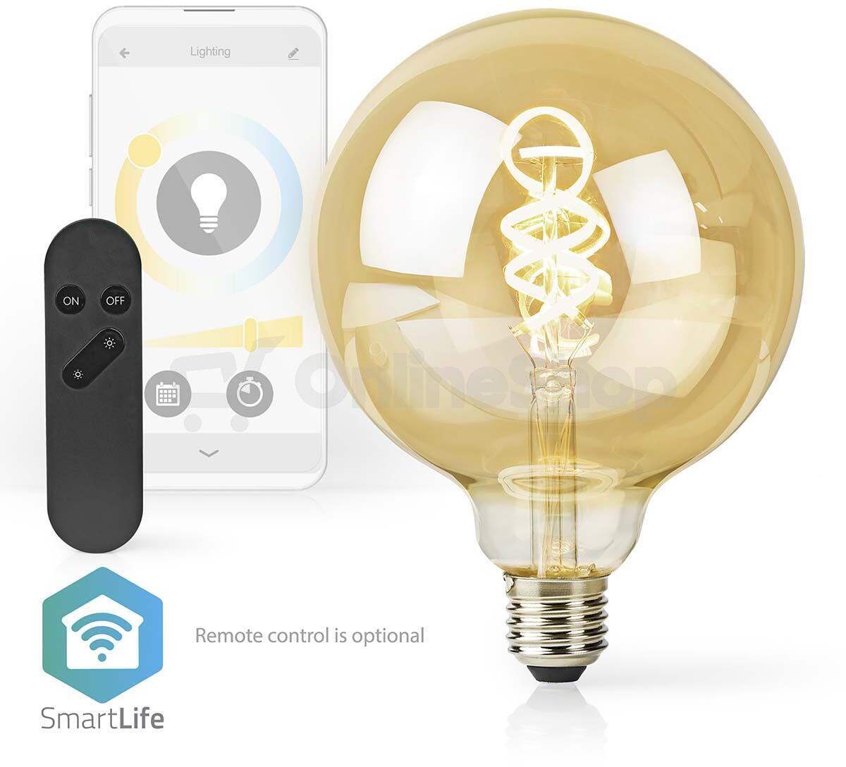 SmartLife LED žárovka NEDIS WIFILRT10G125