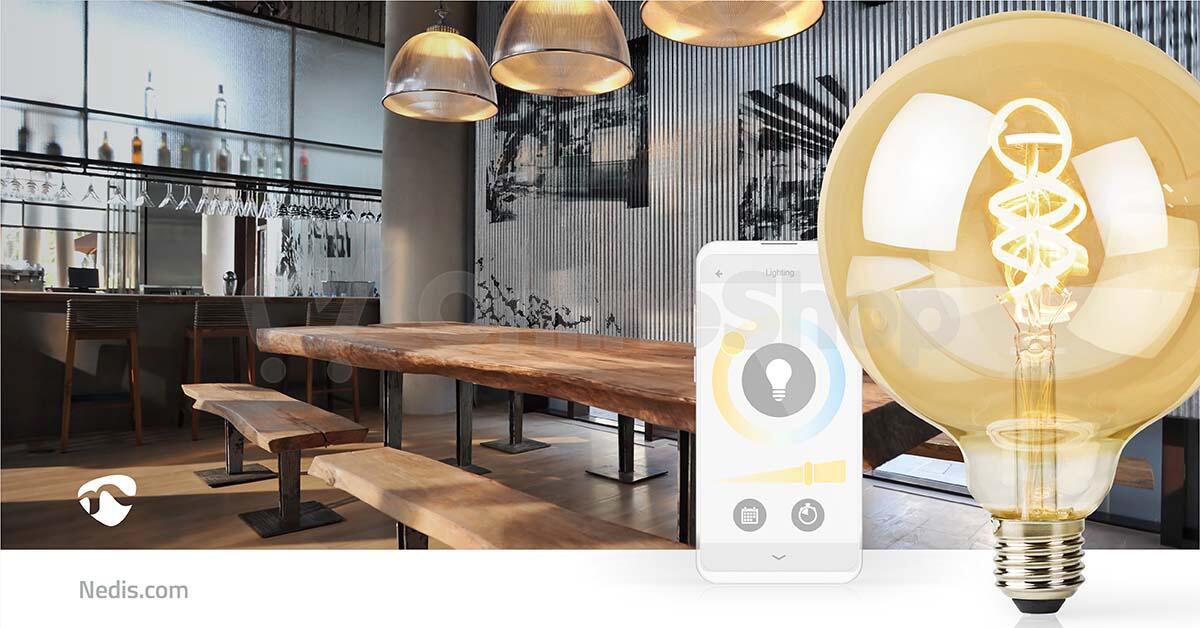 SmartLife LED žárovka NEDIS WIFILRT10G125
