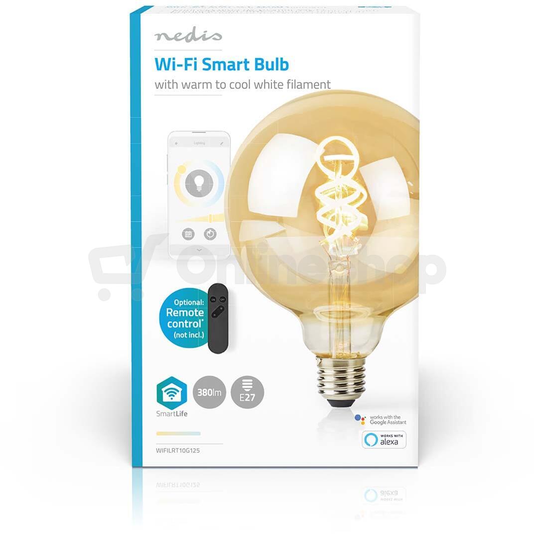 SmartLife LED žárovka NEDIS WIFILRT10G125