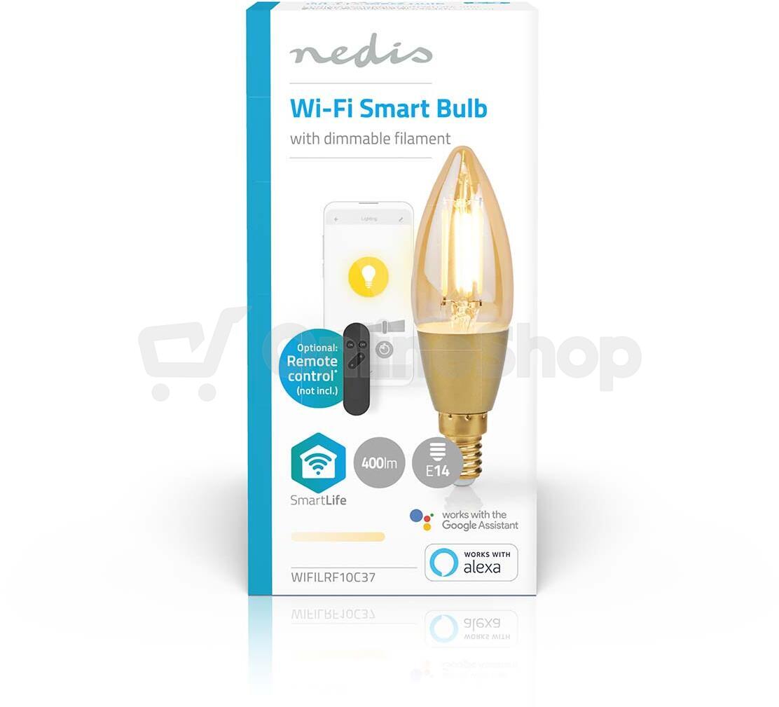 SmartLife LED žárovka NEDIS WIFILRF10C37