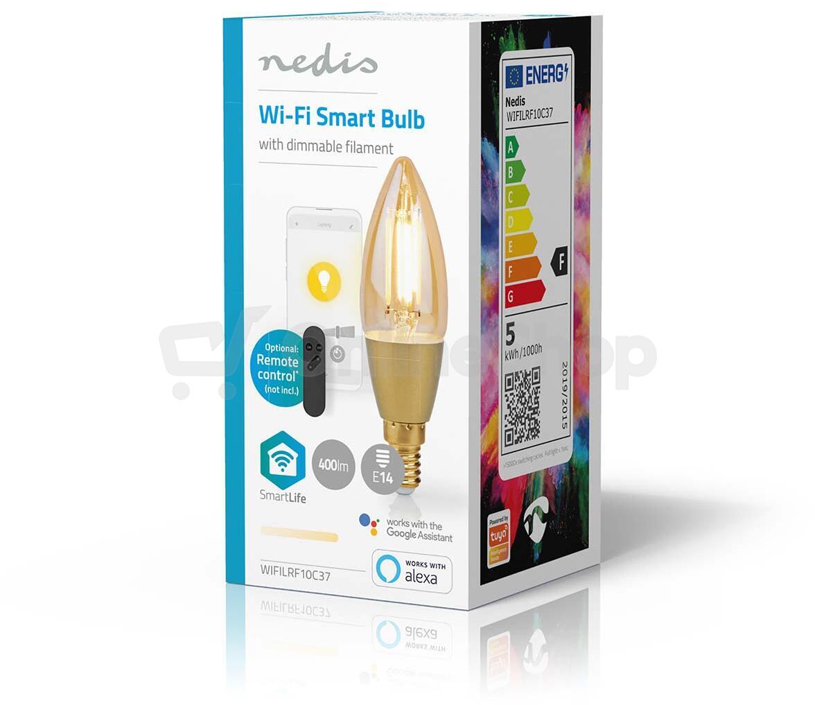 SmartLife LED žárovka NEDIS WIFILRF10C37