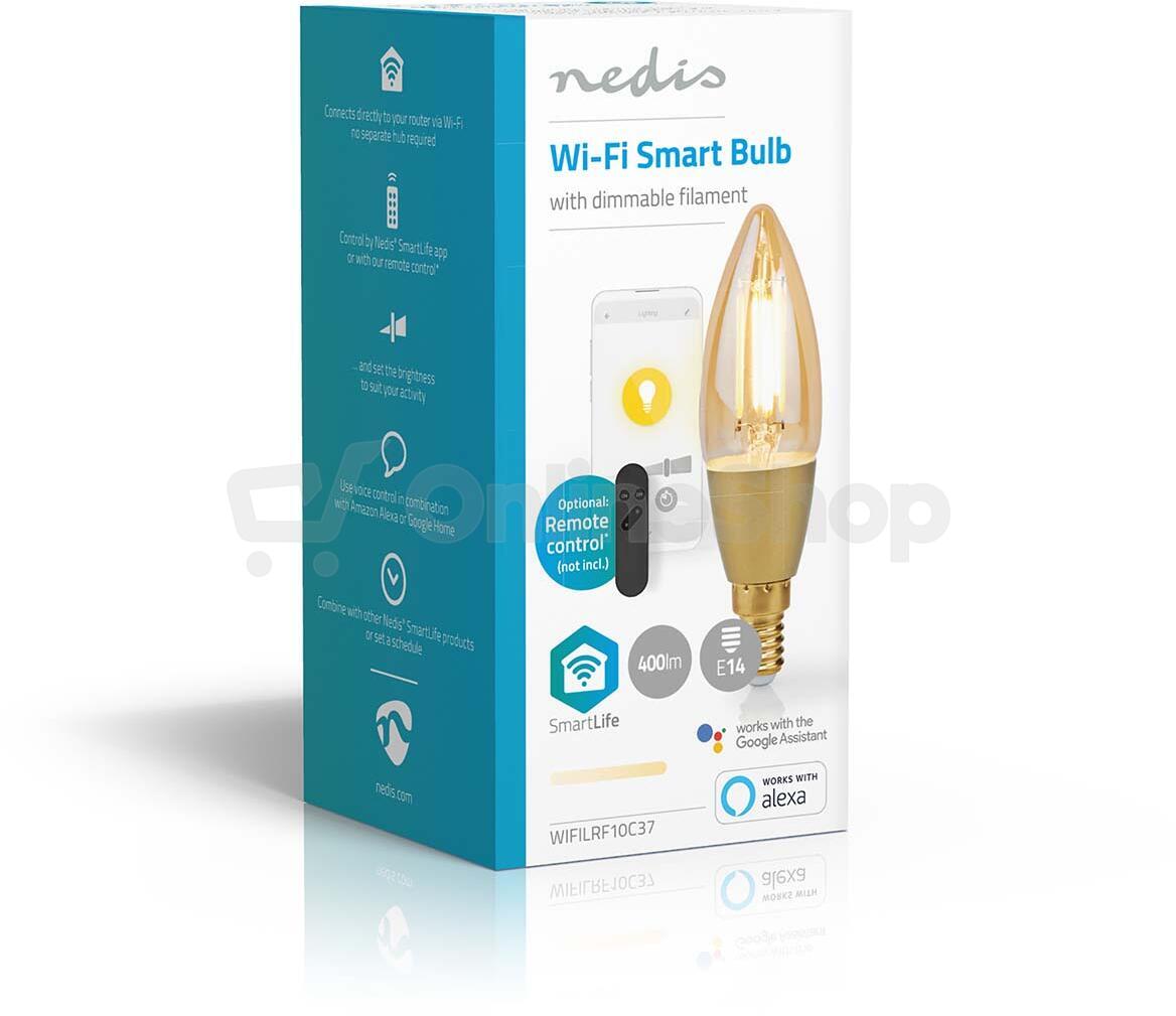 SmartLife LED žárovka NEDIS WIFILRF10C37