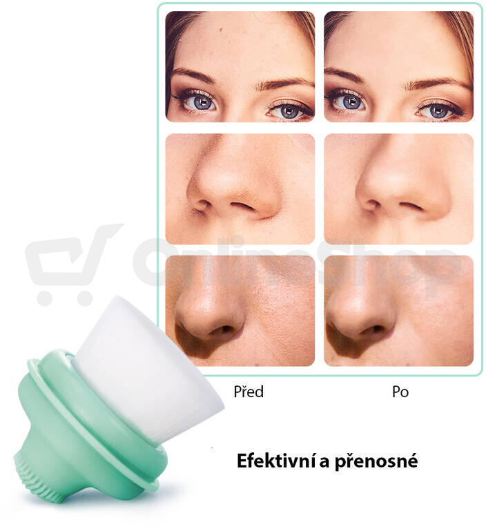 TOUCHBeauty 1762 Silikonový kartáček na pleť