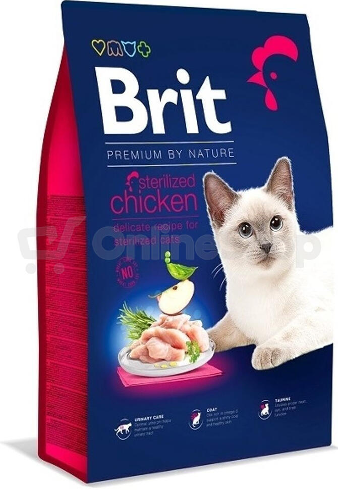 Brit Premium Cat by Nature Sterilized Chicken 1,5kg