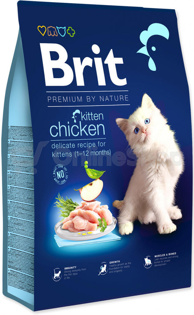 Brit Premium Cat by Nature Kitten Chicken 8kg