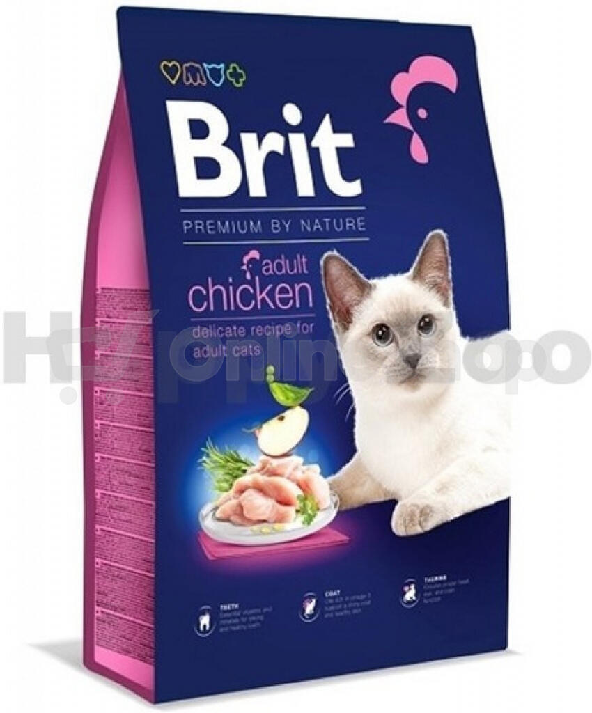 Brit Premium Cat by Nature Adult Chicken 800g