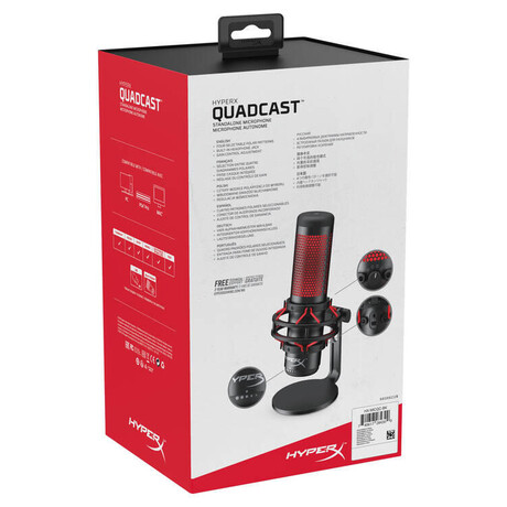HP HyperX QuadCast samostatný mikrofon (foto 19)
