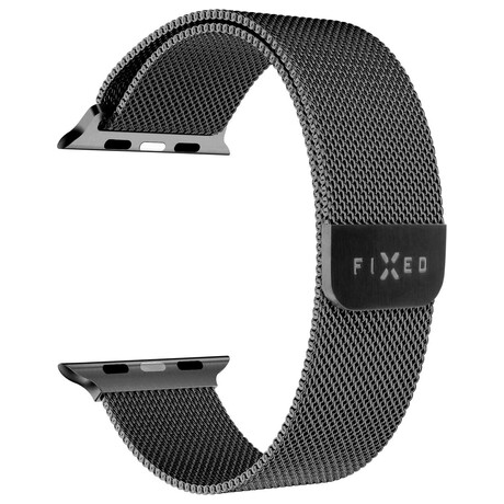 FIXED Mesh Strap pro Apple Watch 42/44/45/46/49mm, černý (foto 4)