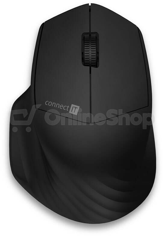 CONNECT IT Triple SmartSwitch bezdrátová myš, 2.4 GHz & BT, ČERNÁ (CMO-4040-BK)