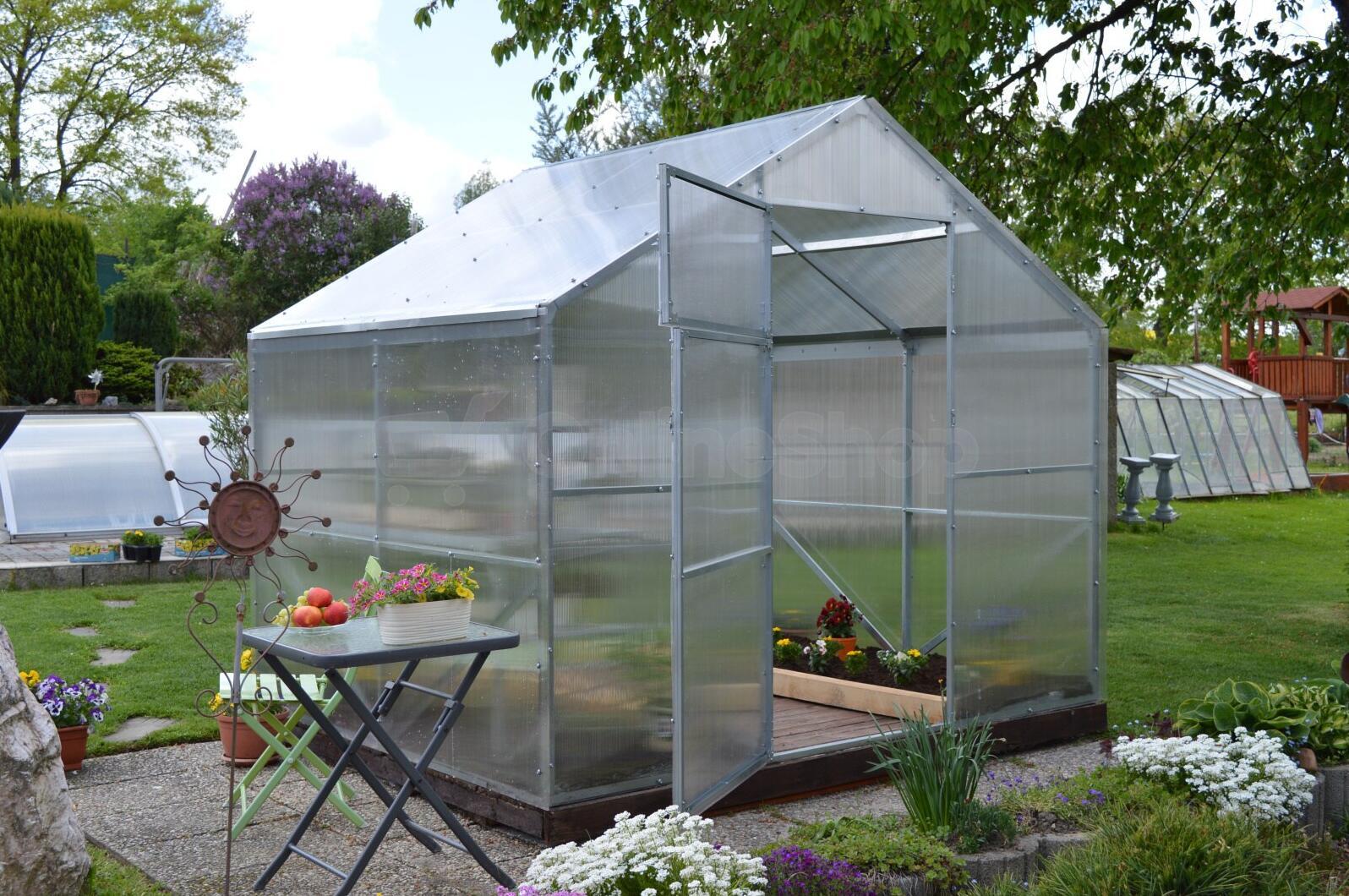 Skleník LANITPLAST DOMIK 2,6x2 m PC 4 mm LG2552
