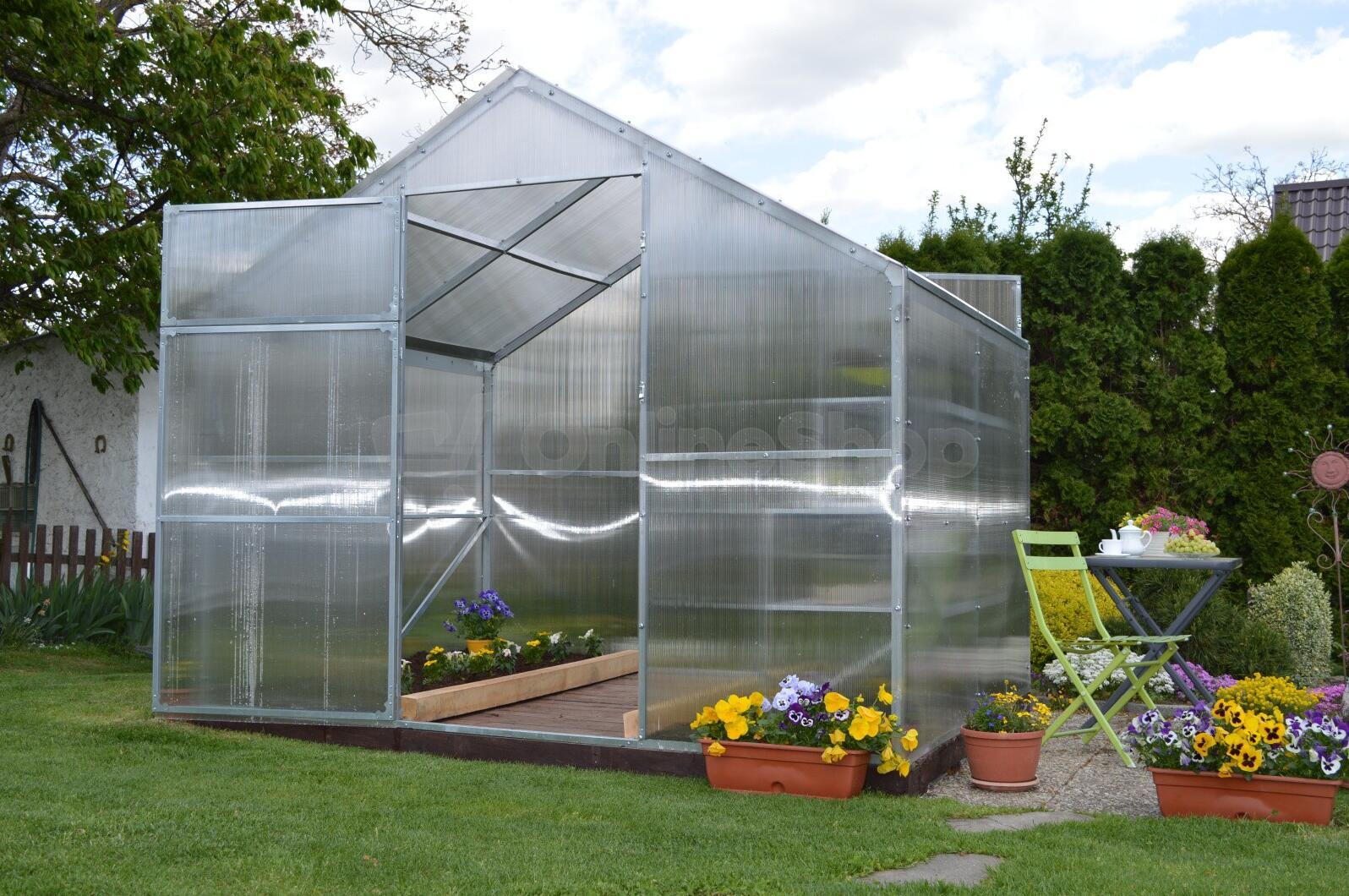Skleník LANITPLAST DOMIK 2,6x2 m PC 4 mm LG2552