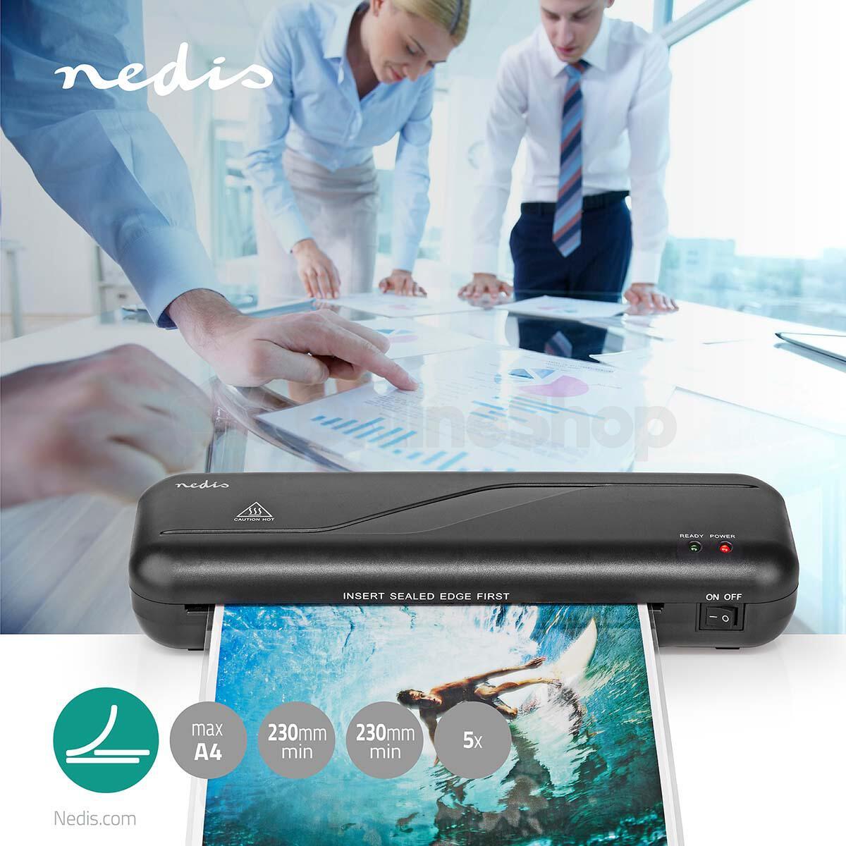 Laminátor NEDIS LAMI112BK4