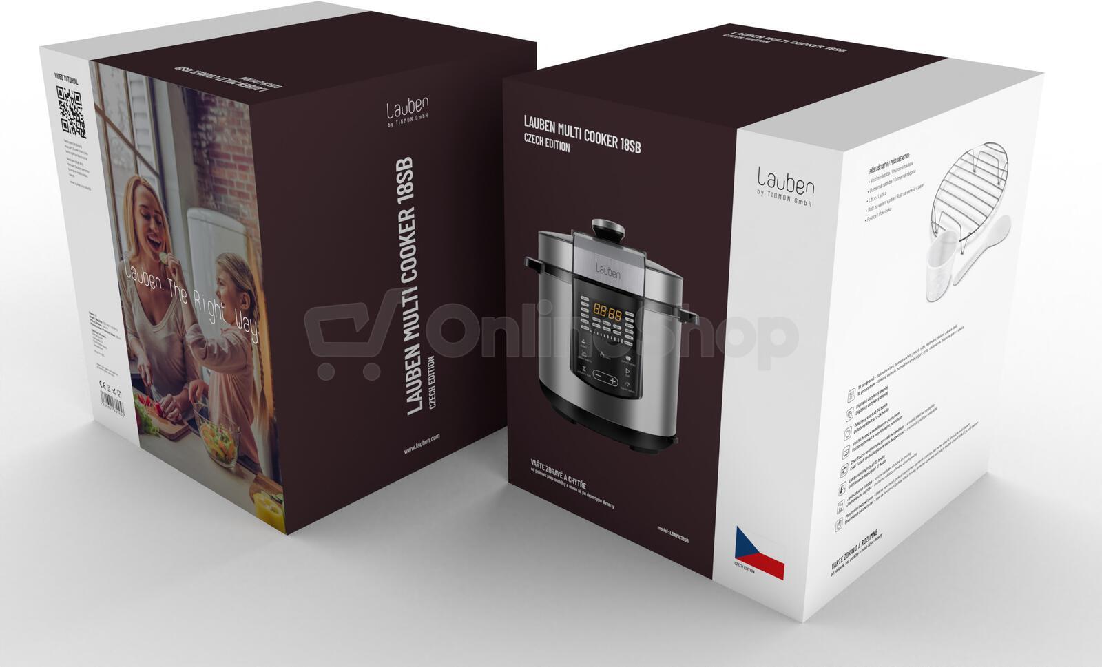 Multifunkční hrnec Lauben Multi Cooker 18SB