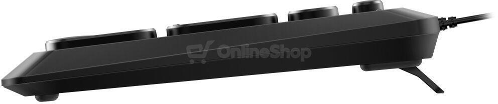 GENIUS Slimstar Q200/ Drátová/ USB/ černá/ retro design/ CZ+SK layout (31310020403)