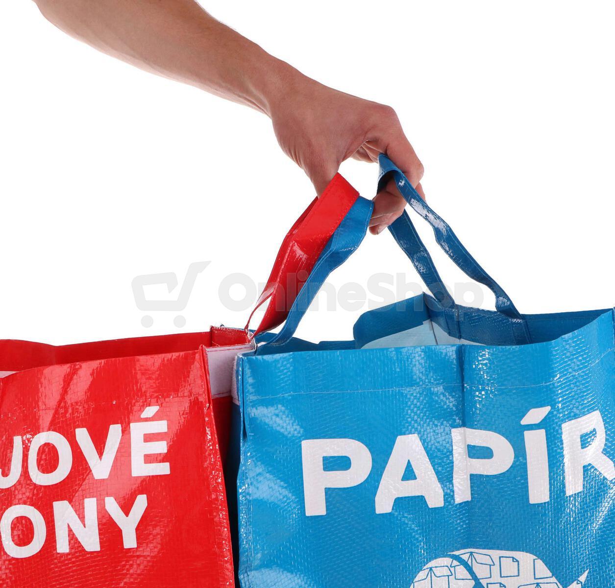 Tašky na tříděný odpad SIXTOL SORT EASY 3 BASIC, 3 x 36l