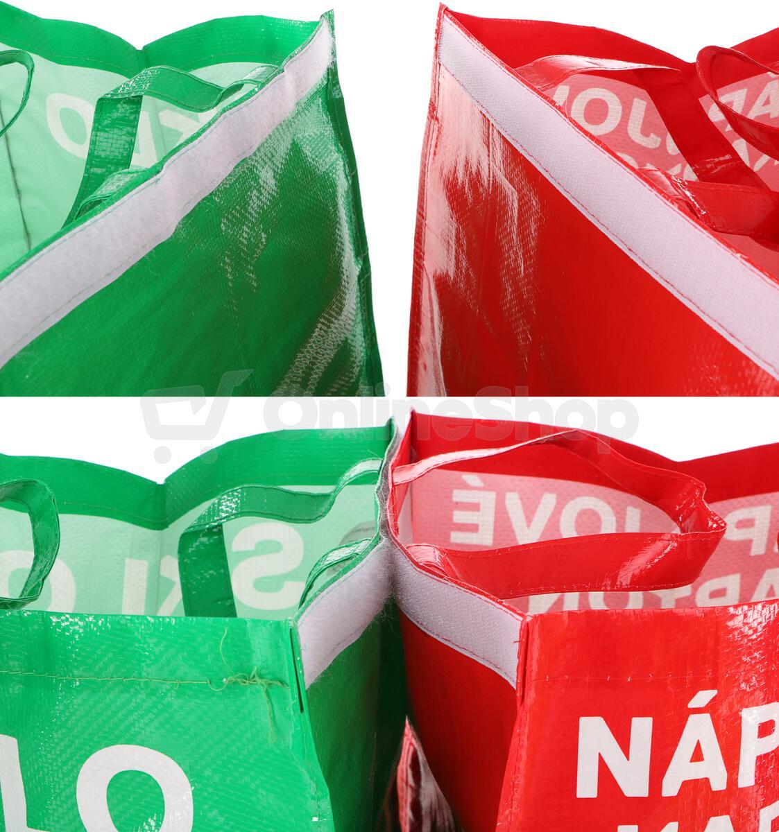 Tašky na tříděný odpad SIXTOL SORT EASY 3 BASIC, 3 x 36l