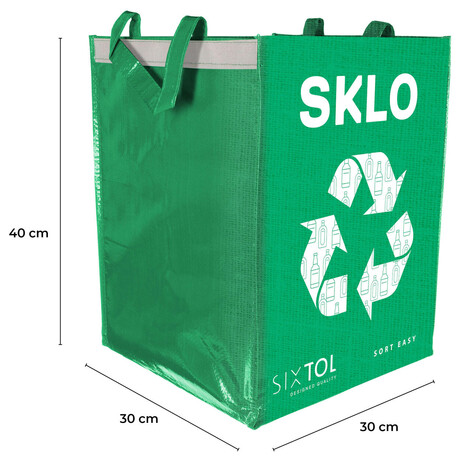 Tašky na tříděný odpad SIXTOL SORT EASY 3 BASIC, 3 x 36l