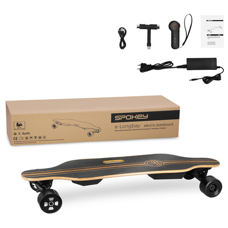 Spokey E-LONGBAY Elektrick longboard, baterie 4 Ah (foto 9)