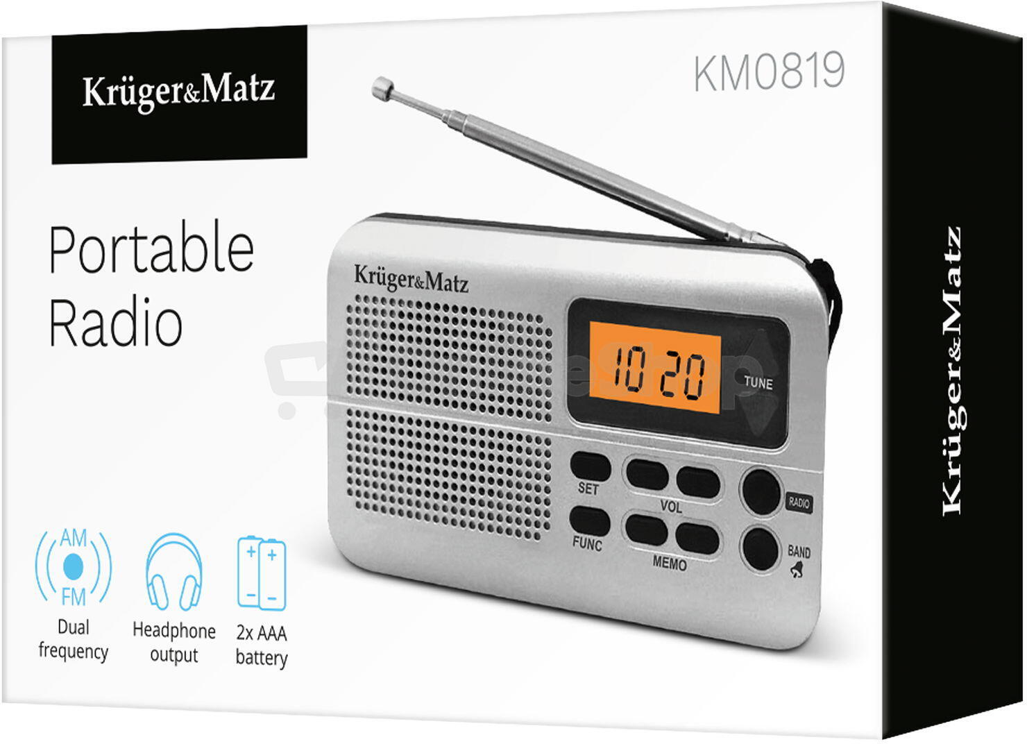 Přenosné mini rádio Kruger&Matz KM0819