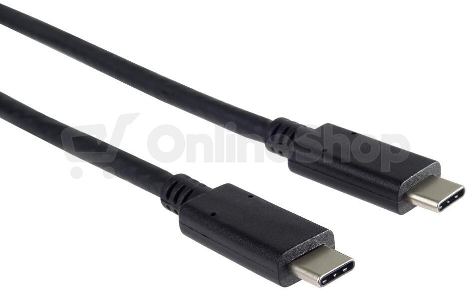Kabel PremiumCord USB-C - USB-C M/M (3.2 generation 2x2), 5A, 20Gbit/s černý, 2m