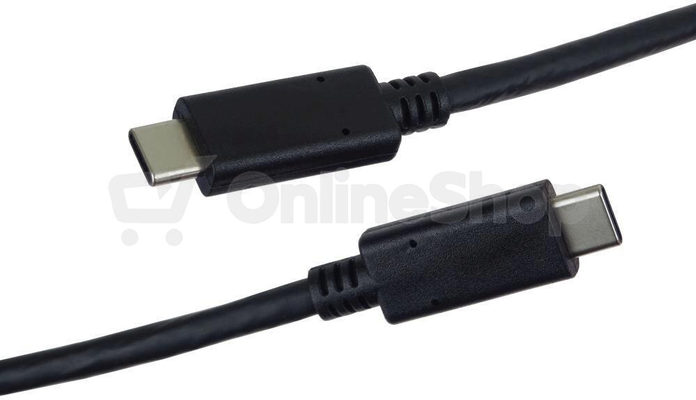 Kabel PremiumCord USB-C - USB-C M/M (3.2 generation 2x2), 5A, 20Gbit/s černý, 2m