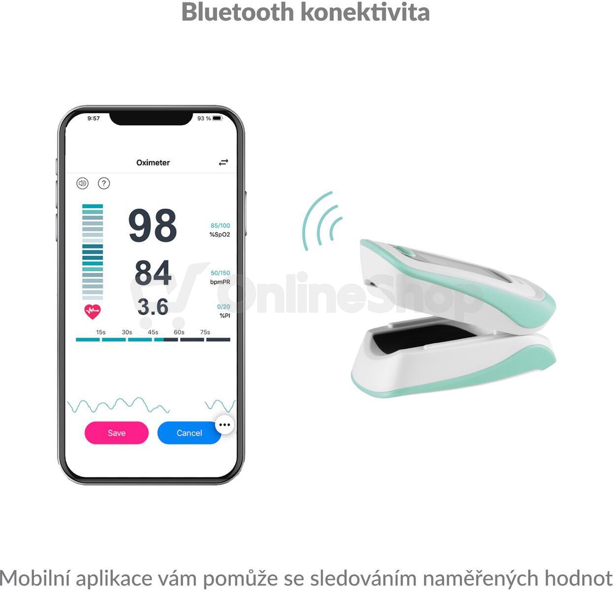 Pulzní oxymetr TrueLife Oximeter X5 BT
