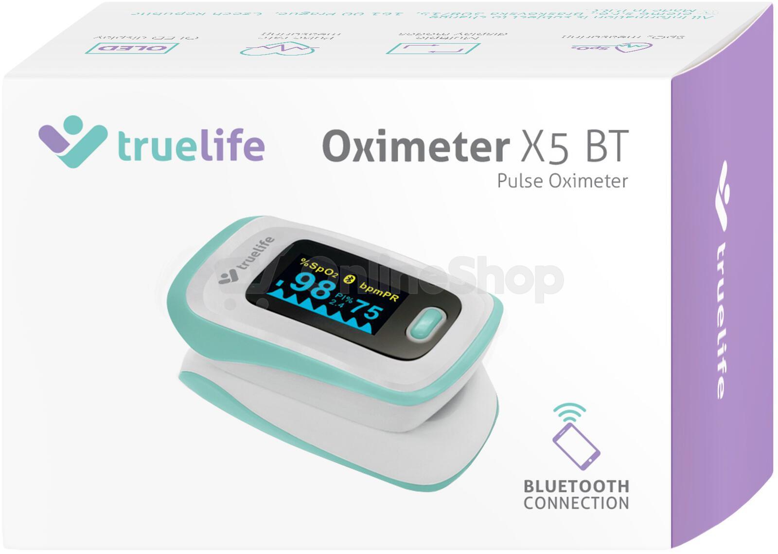 Pulzní oxymetr TrueLife Oximeter X5 BT