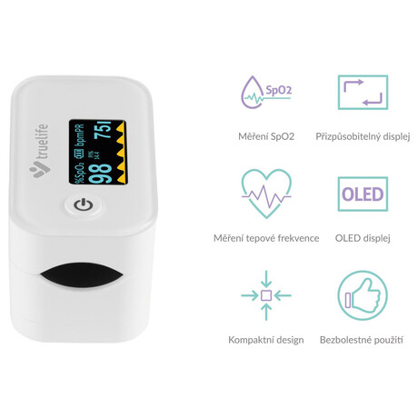 Pulzn oxymetr TrueLife Oximeter X3