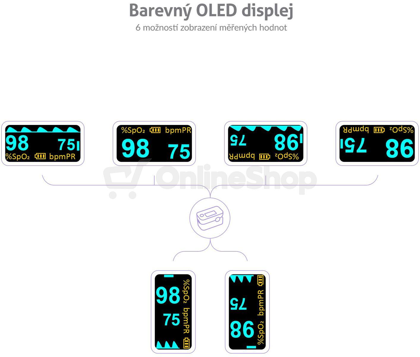 Pulzní oxymetr TrueLife Oximeter X3