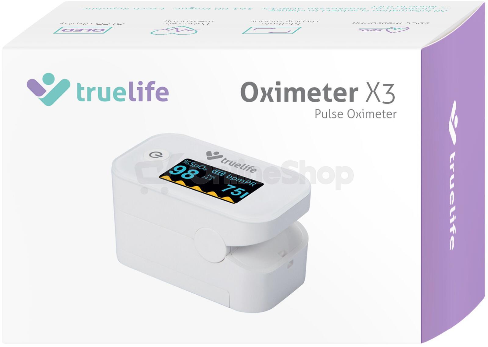 Pulzní oxymetr TrueLife Oximeter X3