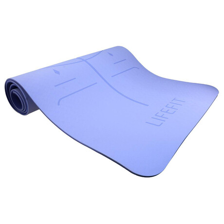 LIFEFIT YOGA MAT RELAX DUO, 183x58x0,6cm, modr (foto 2)