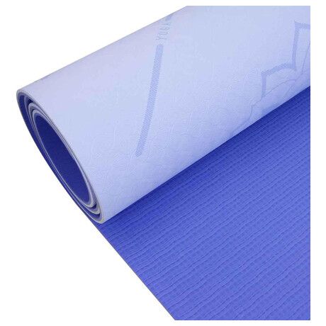 LIFEFIT YOGA MAT RELAX DUO, 183x58x0,6cm, modr (foto 5)