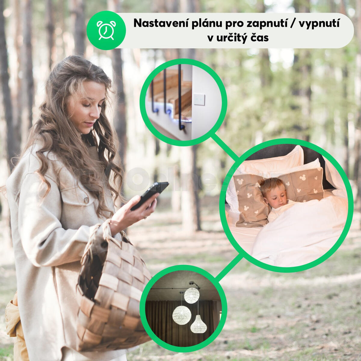 Smart vypínač osvětlení NOUS LZ1 ZigBee Tuya