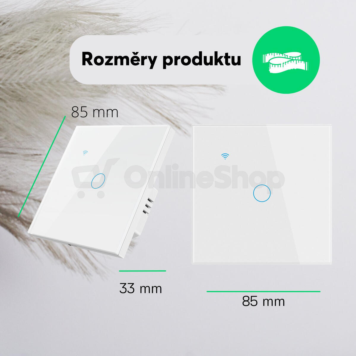 Smart vypínač osvětlení NOUS LZ1 ZigBee Tuya