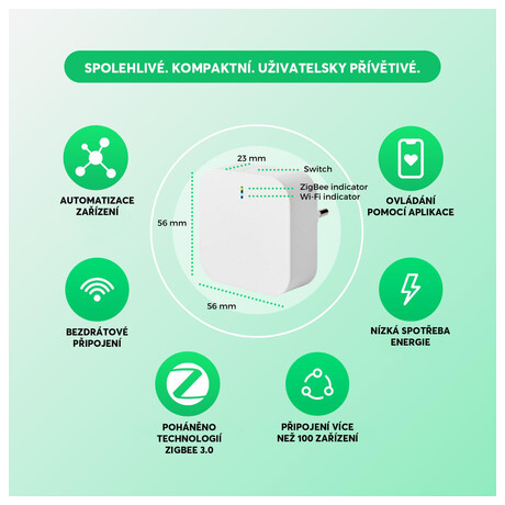 Smart centrln jednotka NOUS E1 ZigBee WiFi Tuya