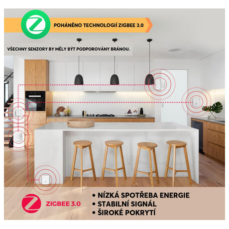 Smart centrln jednotka NOUS E1 ZigBee WiFi Tuya