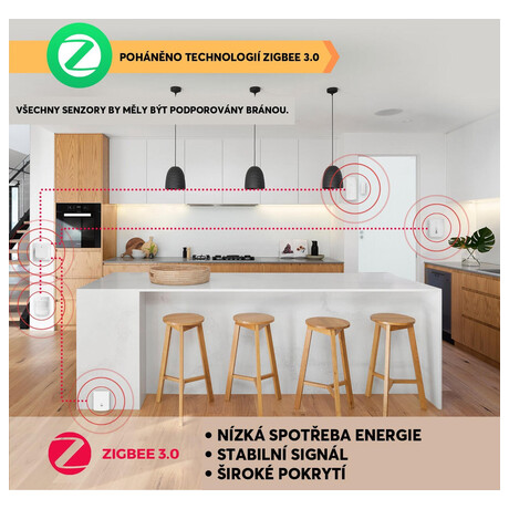 Smart detektor na dvee/okno NOUS E3 ZigBee Tuya