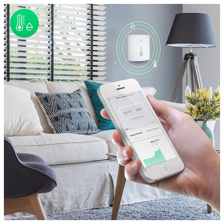 Smart detektor teploty a vlhkosti NOUS E5 ZigBee Tuya