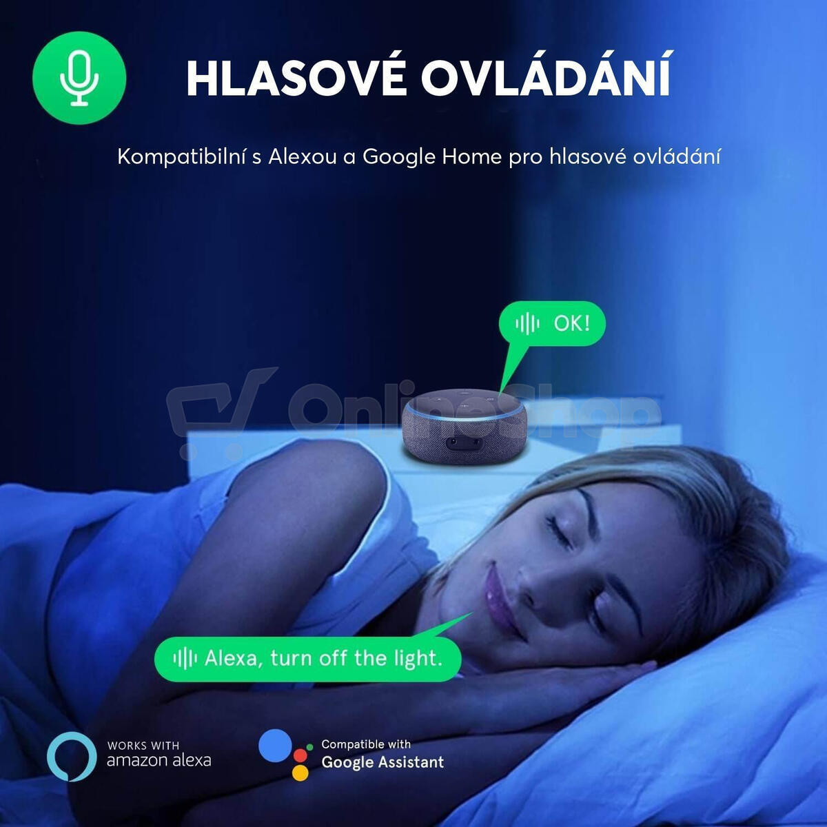 Smart LED žárovka E27 9W RGB NOUS P3 WiFi Tuya
