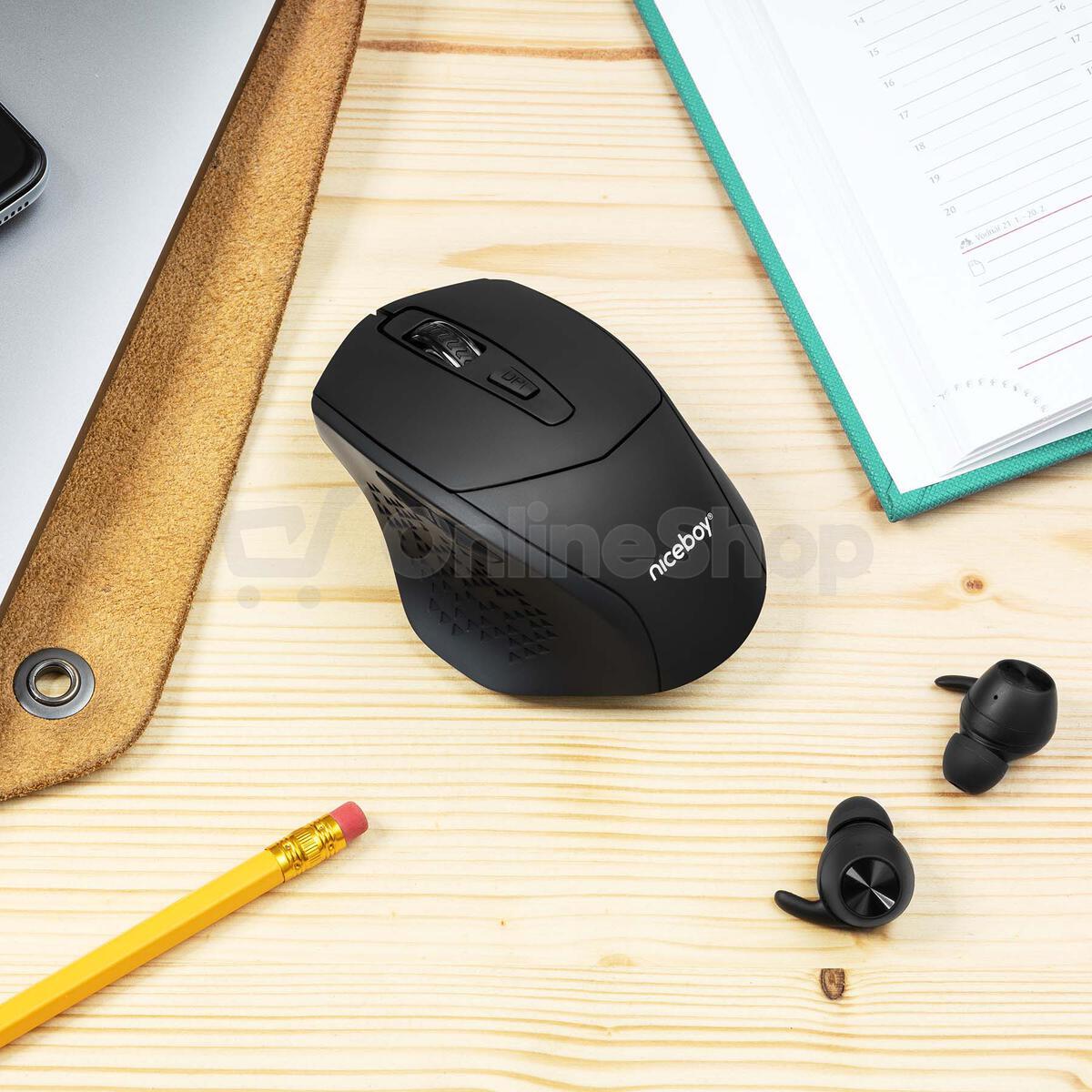 Bezdrátová myš Niceboy OFFICE M10 Ergonomic