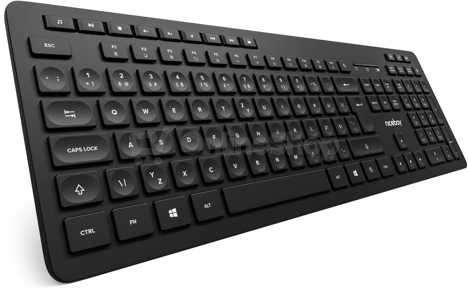 SET myši a klávesnice Niceboy OFFICE MK10 Comfort Set
