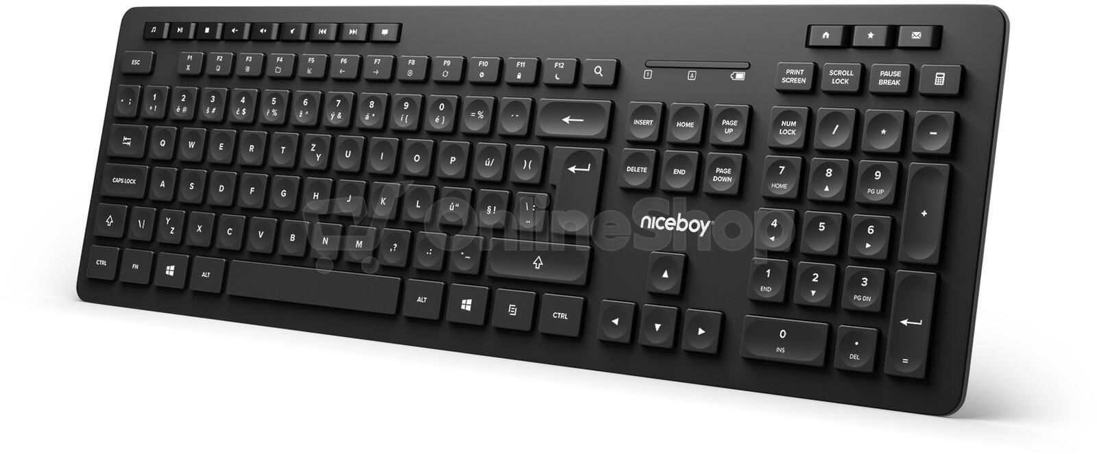 SET myši a klávesnice Niceboy OFFICE MK10 Comfort Set