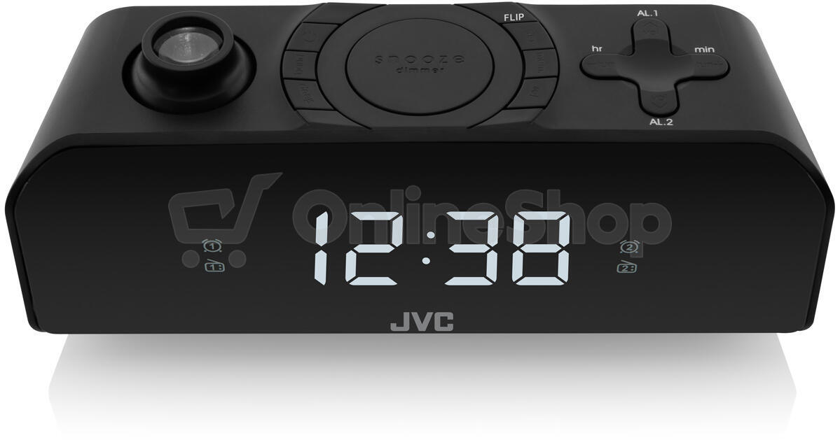 Radiobudík JVC RA-E211B, černý