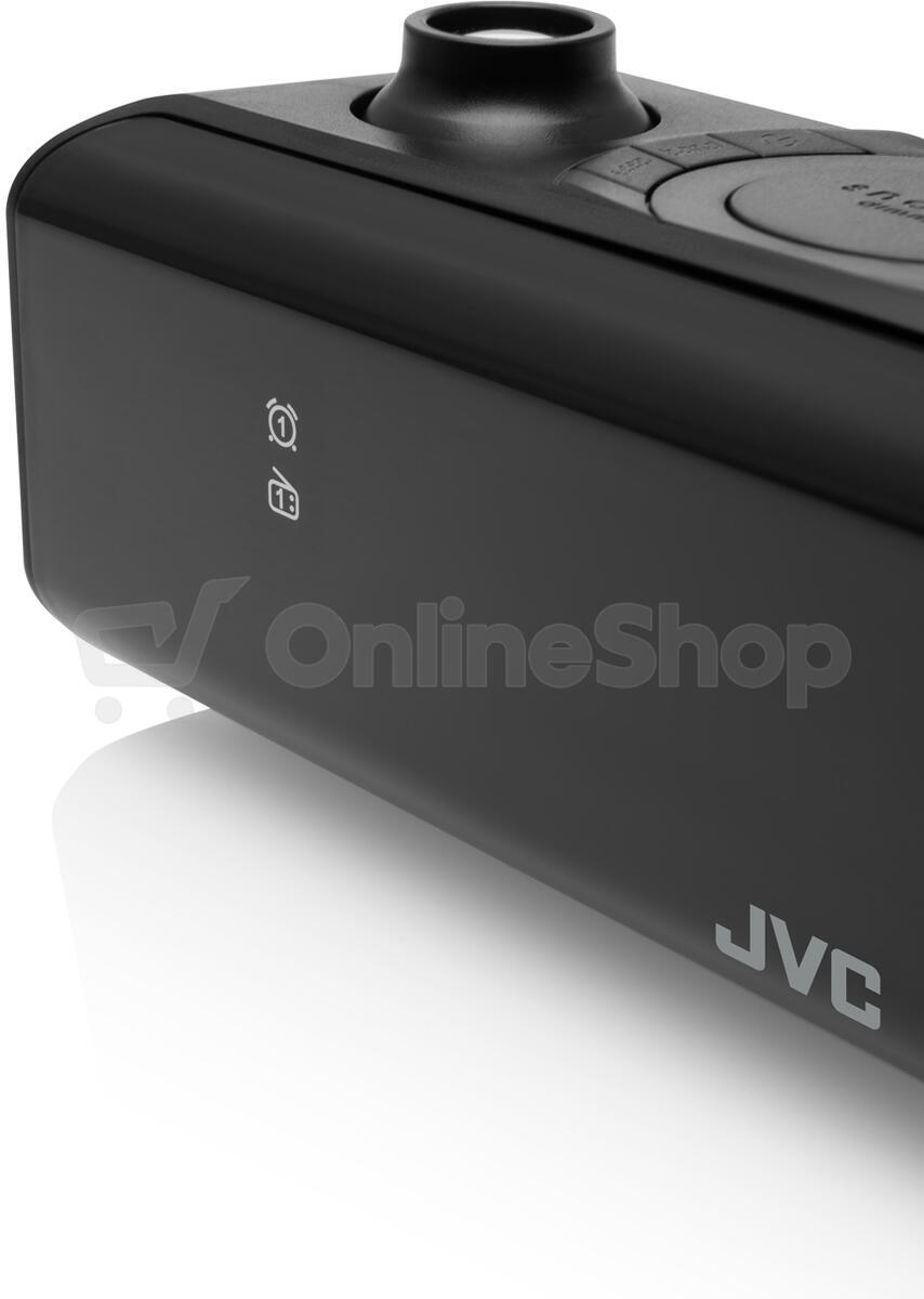 Radiobudík JVC RA-E211B, černý