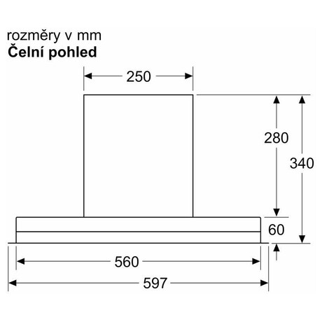 Odsava par Bosch DBB67AM60, vestavn