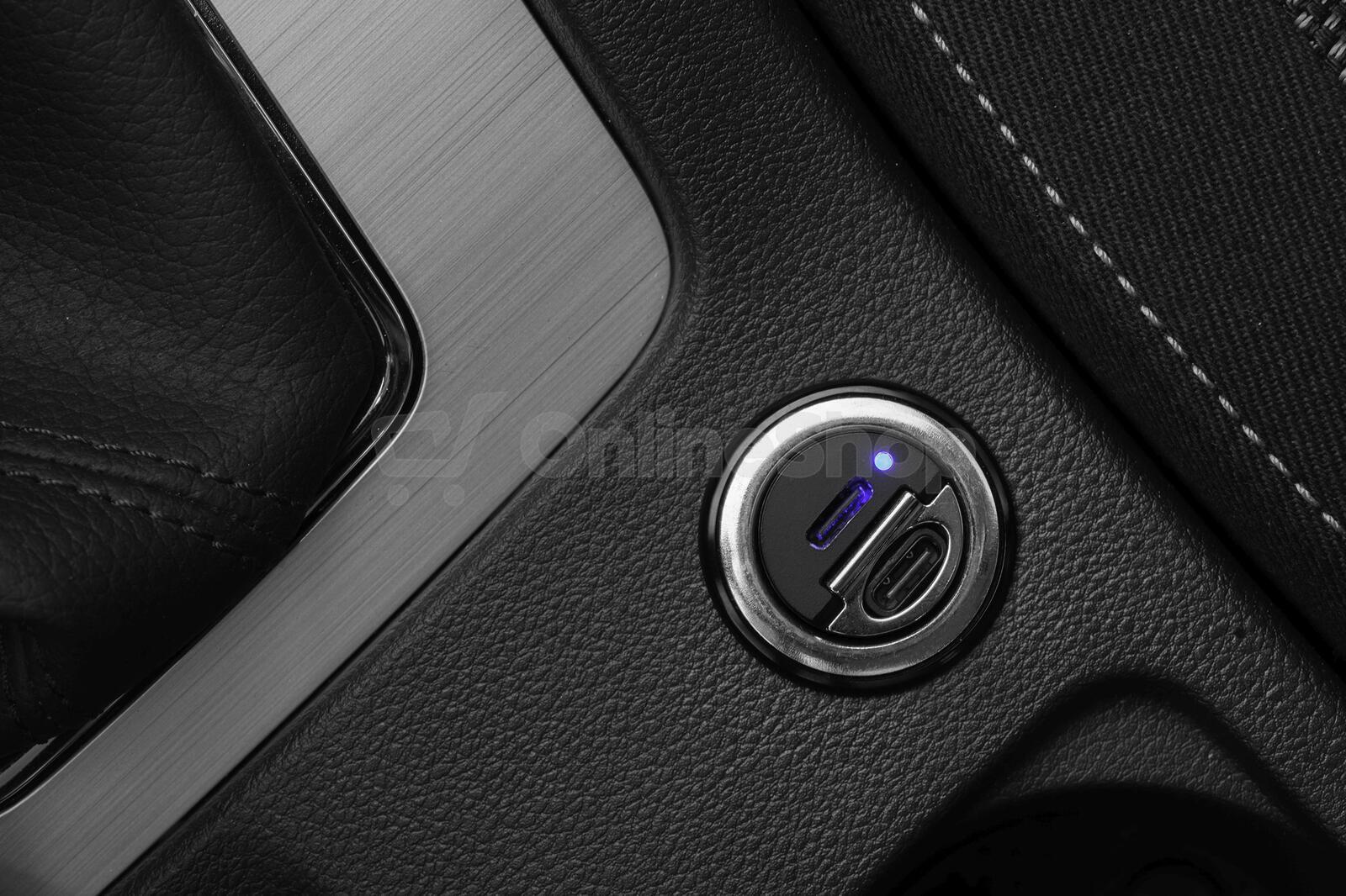 Autonabíječka FIXED s 2xUSB-C výstupem v miniaturním provedení, podpora PD, 30W, černá