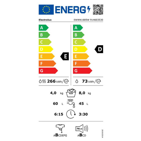 Praka se suikou Electrolux PerfectCare 700 EWWN1685W
