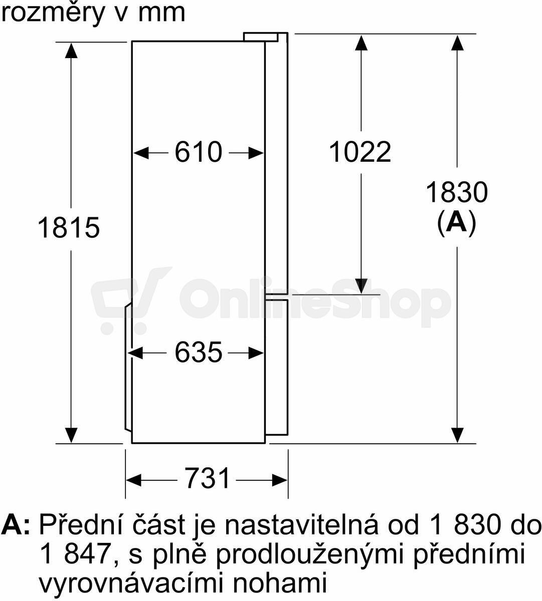 Chladnička Bosch KFN96VPEA Serie 4