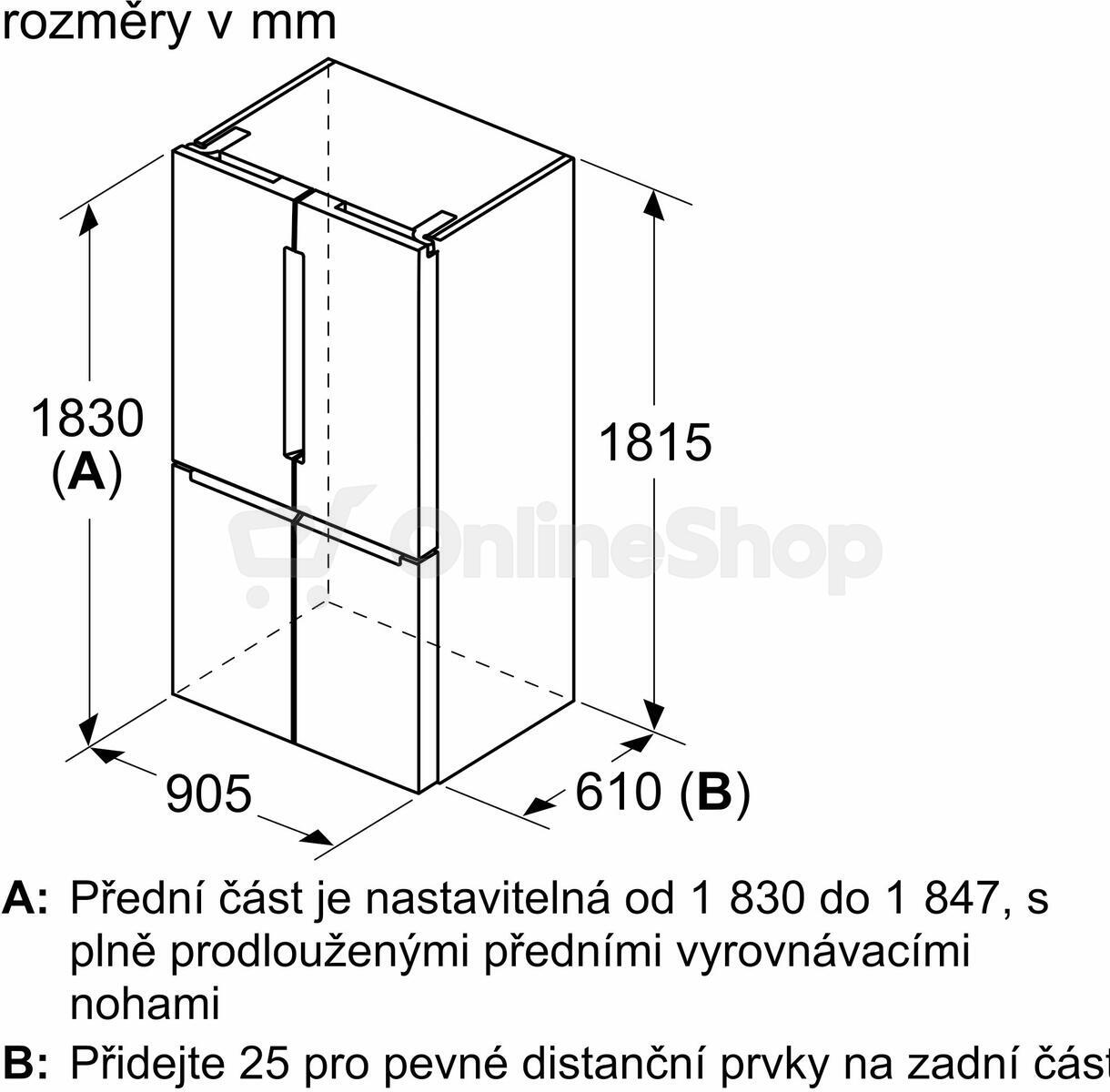 Chladnička Bosch KFN96VPEA Serie 4